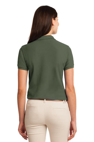 Port Authority Ladies Silk Touch Polo (Clover Green)