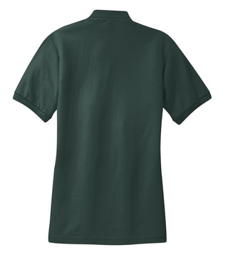 Port Authority Ladies Silk Touch Polo (Dark Green)