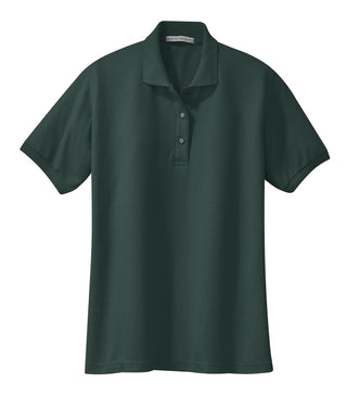 Port Authority Ladies Silk Touch Polo (Dark Green)