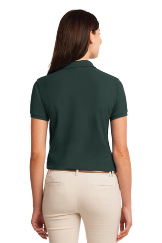 Port Authority Ladies Silk Touch Polo (Dark Green)