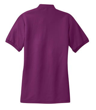 Port Authority Ladies Silk Touch Polo (Deep Berry)