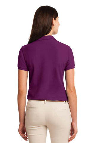 Port Authority Ladies Silk Touch Polo (Deep Berry)