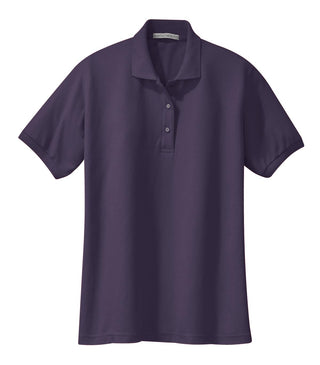 Port Authority Ladies Silk Touch Polo (Eggplant)