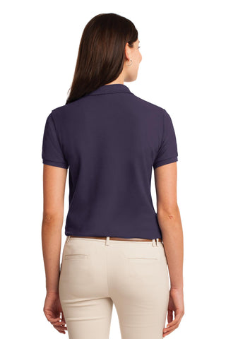 Port Authority Ladies Silk Touch Polo (Eggplant)