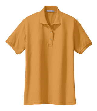 Port Authority Ladies Silk Touch Polo (Gold)