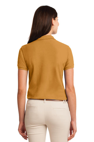 Port Authority Ladies Silk Touch Polo (Gold)