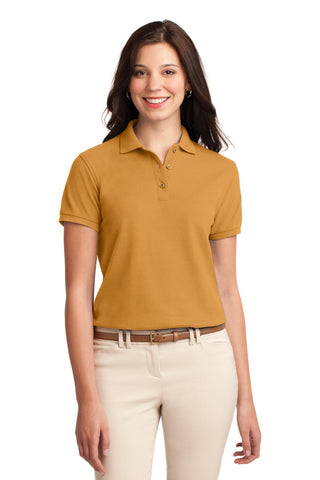 Port Authority Ladies Silk Touch Polo (Gold)