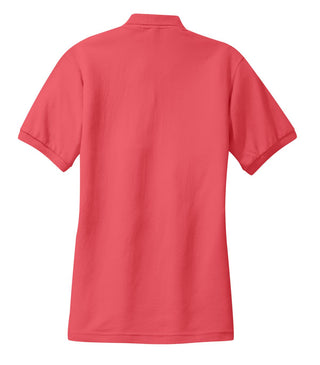 Port Authority Ladies Silk Touch Polo (Hibiscus)