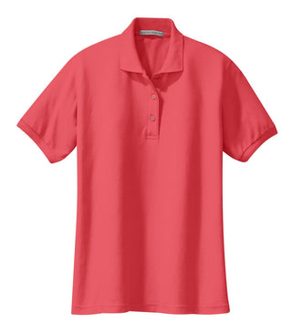 Port Authority Ladies Silk Touch Polo (Hibiscus)