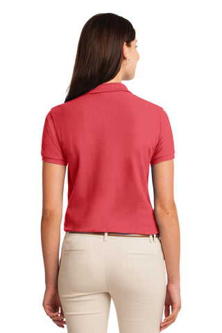 Port Authority Ladies Silk Touch Polo (Hibiscus)