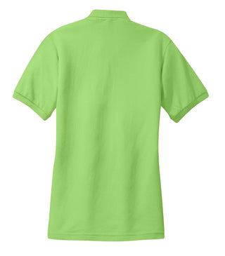 Port Authority Ladies Silk Touch Polo (Lime)