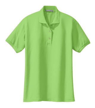 Port Authority Ladies Silk Touch Polo (Lime)