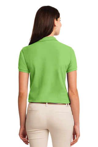 Port Authority Ladies Silk Touch Polo (Lime)