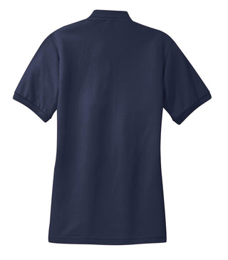 Port Authority Ladies Silk Touch Polo (Navy)