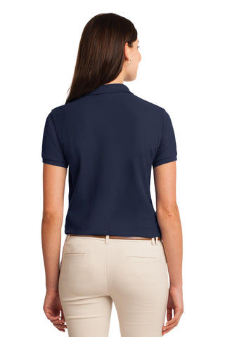 Port Authority Ladies Silk Touch Polo (Navy)
