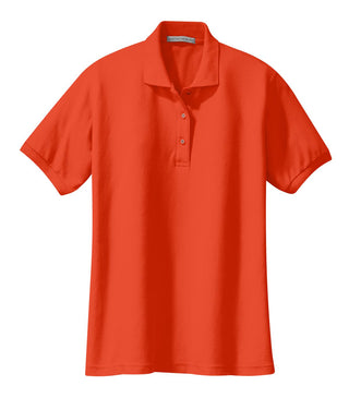 Port Authority Ladies Silk Touch Polo (Orange)