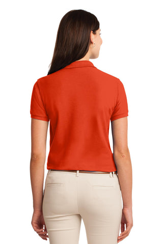 Port Authority Ladies Silk Touch Polo (Orange)