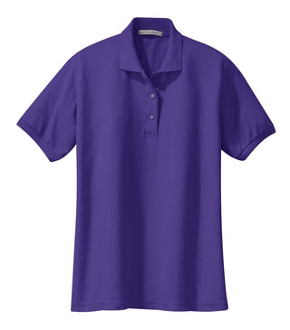 Port Authority Ladies Silk Touch Polo (Purple)