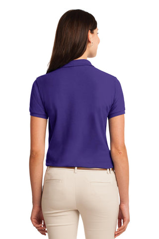 Port Authority Ladies Silk Touch Polo (Purple)