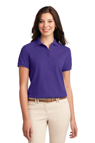 Port Authority Ladies Silk Touch Polo (Purple)