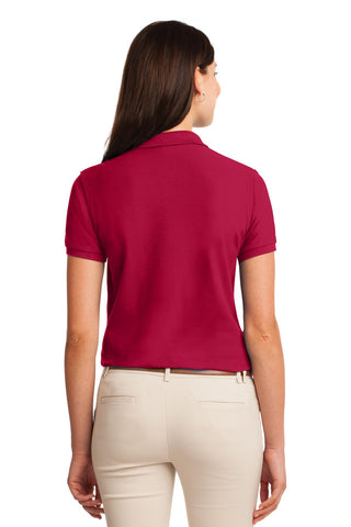 Port Authority Ladies Silk Touch Polo (Red)