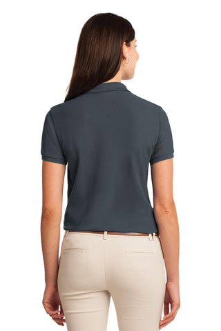 Port Authority Ladies Silk Touch Polo (Steel Grey)