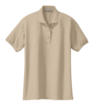 Port Authority Ladies Silk Touch Polo (Stone)