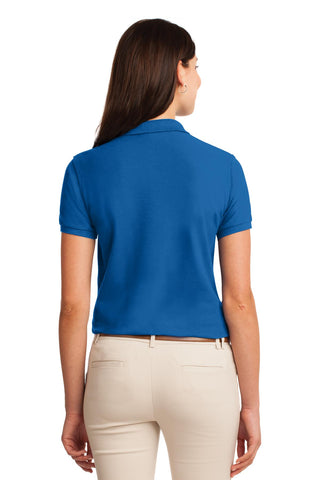 Port Authority Ladies Silk Touch Polo (Strong Blue)