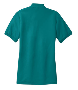 Port Authority Ladies Silk Touch Polo (Teal Green)