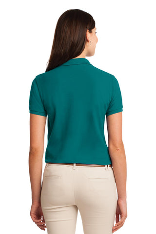 Port Authority Ladies Silk Touch Polo (Teal Green)