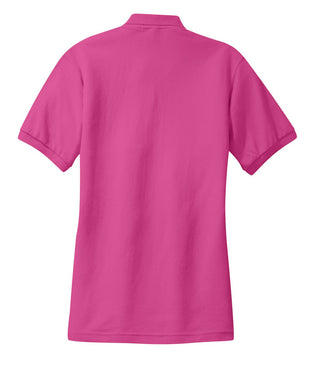 Port Authority Ladies Silk Touch Polo (Tropical Pink)