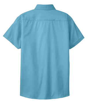 Port Authority Ladies Short Sleeve Easy Care Shirt (Maui Blue)