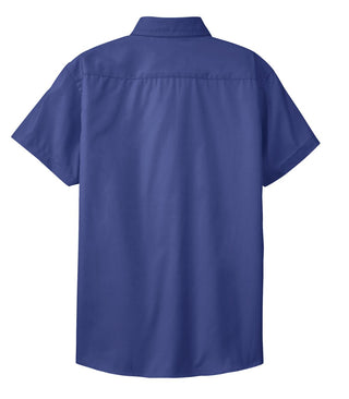 Port Authority Ladies Short Sleeve Easy Care Shirt (Mediterranean Blue)