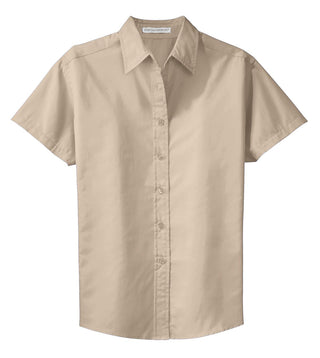 Port Authority Ladies Short Sleeve Easy Care Shirt (Stone)