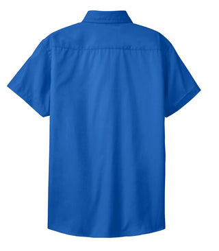 Port Authority Ladies Short Sleeve Easy Care Shirt (Strong Blue)