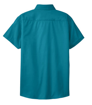 Port Authority Ladies Short Sleeve Easy Care Shirt (Teal Green)