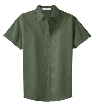 Port Authority Ladies Short Sleeve Easy Care Shirt (Clover Green)