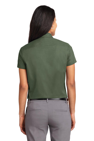 Port Authority Ladies Short Sleeve Easy Care Shirt (Clover Green)