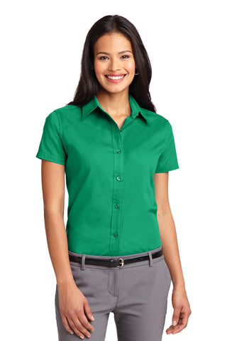 Port Authority Ladies Short Sleeve Easy Care Shirt (Court Green)