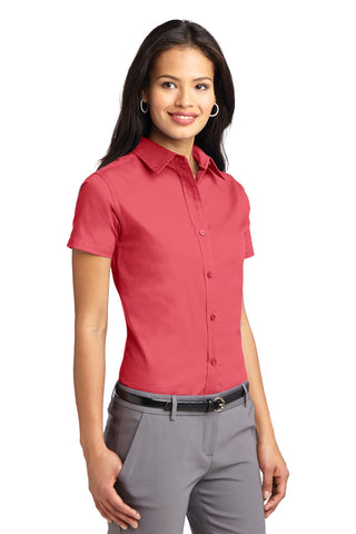 Port Authority Ladies Short Sleeve Easy Care Shirt (Hibiscus)