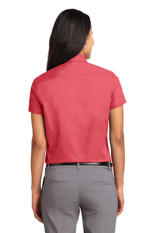 Port Authority Ladies Short Sleeve Easy Care Shirt (Hibiscus)