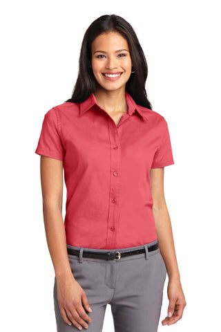 Port Authority Ladies Short Sleeve Easy Care Shirt (Hibiscus)