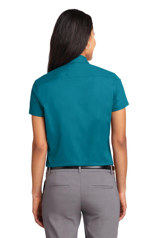 Port Authority Ladies Short Sleeve Easy Care Shirt (Teal Green)