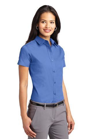 Port Authority Ladies Short Sleeve Easy Care Shirt (Ultramarine Blue)