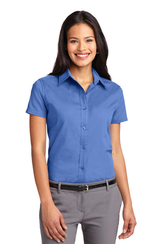 Port Authority Ladies Short Sleeve Easy Care Shirt (Ultramarine Blue)