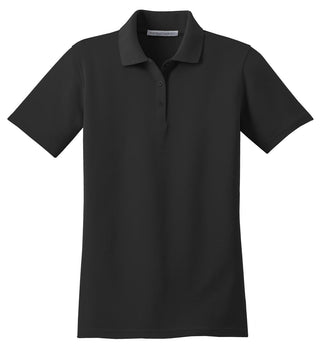 Port Authority Ladies Stain-Resistant Polo (Black)