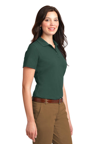 Port Authority Ladies Stain-Resistant Polo (Dark Green)