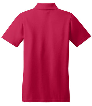 Port Authority Ladies Stain-Resistant Polo (Red)