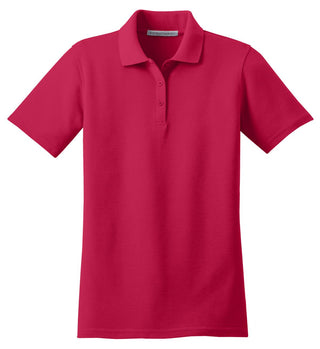 Port Authority Ladies Stain-Resistant Polo (Red)