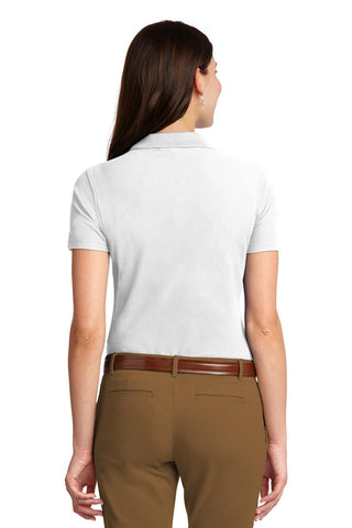 Port Authority Ladies Stain-Resistant Polo (White)